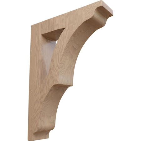 Ekena Millwork 1 3/4"W x 6 1/2"D x 9"H Small Avila Wood Bracket, Mahogany BKTW01X06X09AVGM
